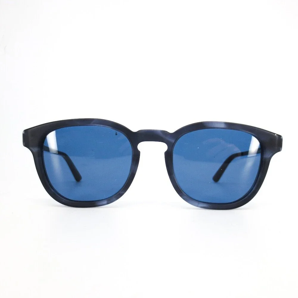 Robert Marc Sunglasses 916 307M Matte Blue Tortoise Gray Frames with Blue Lenses